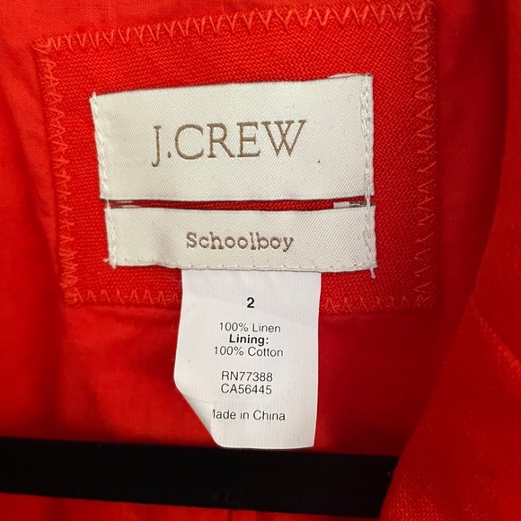 JCrew Schoolboy Linen Blazer ❤️ - Picture 9 of 9